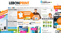 Desktop Screenshot of lebonprint.com